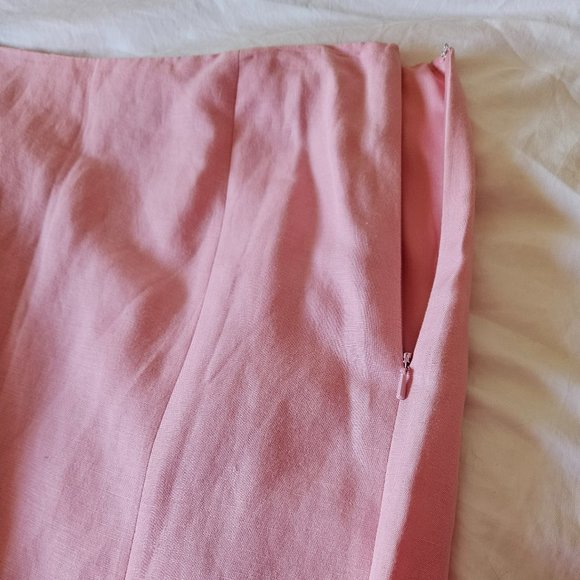 Ann Taylor Sz 10 Linen Skirt - Picture 5 of 9